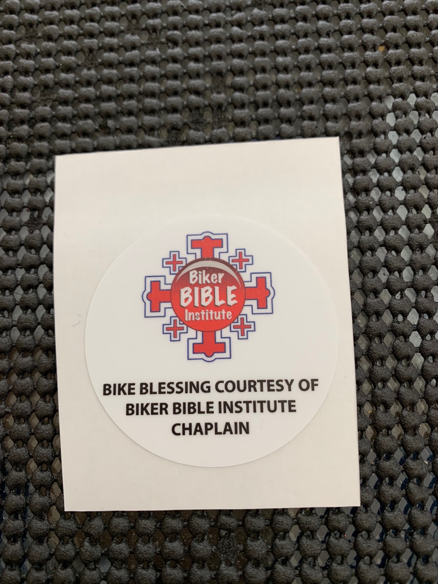 Bike Blessing Decals